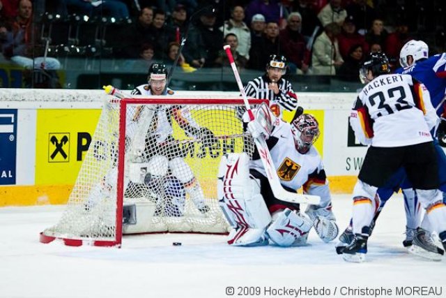 Photo hockey reportage CM09 - J-5 : L'exploit français