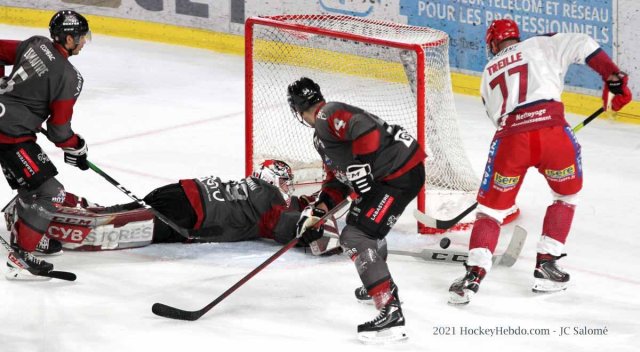Photo hockey match Grenoble  - Bordeaux le 26/10/2021
