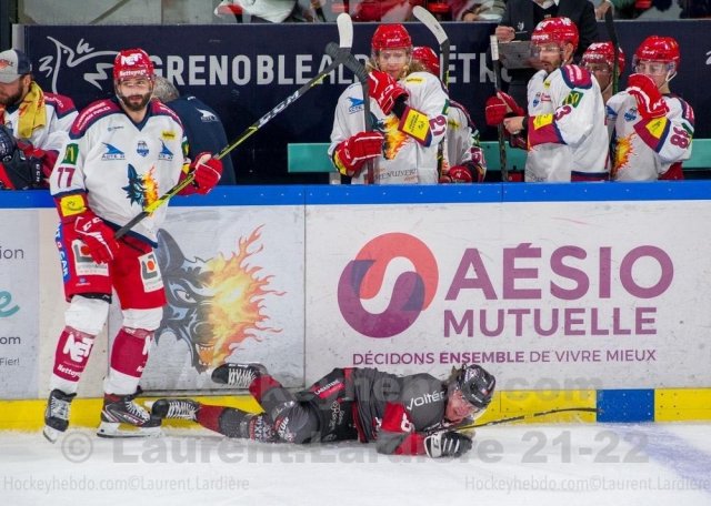 Photo hockey match Grenoble  - Bordeaux le 26/10/2021
