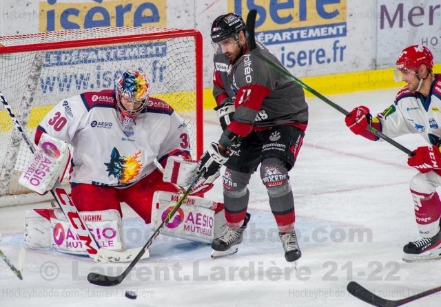 Photo hockey match Grenoble  - Bordeaux le 26/10/2021