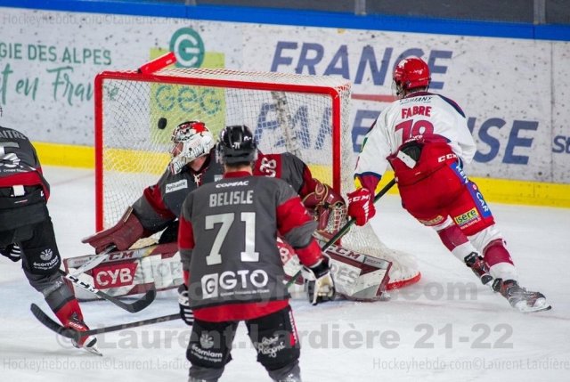 Photo hockey match Grenoble  - Bordeaux le 26/10/2021