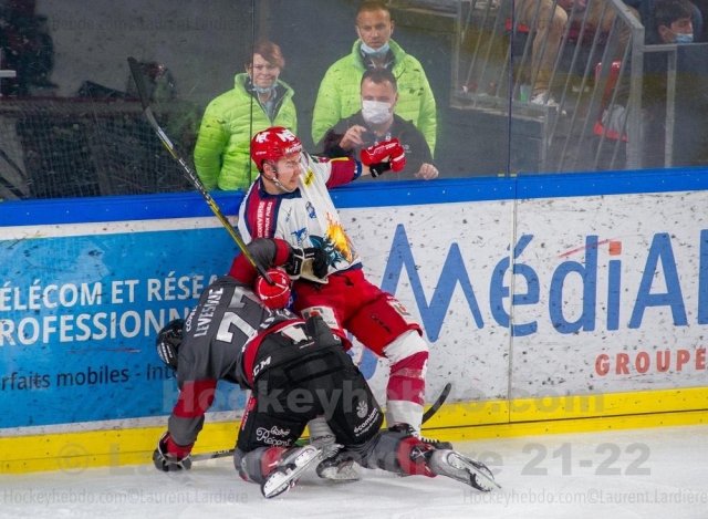 Photo hockey match Grenoble  - Bordeaux le 26/10/2021
