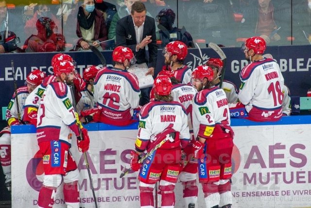 Photo hockey match Grenoble  - Bordeaux le 26/10/2021