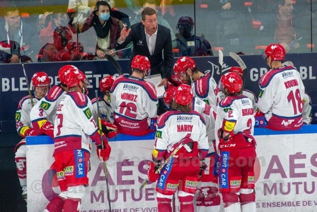 Photo hockey match Grenoble  - Bordeaux le 26/10/2021