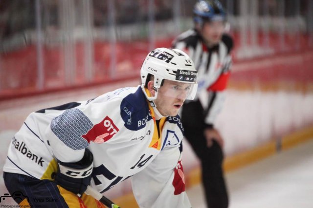 Photo hockey match Lausanne - Zug le 26/10/2021