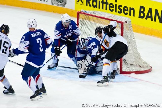 Photo hockey reportage CM09 - J-5 : L'exploit français