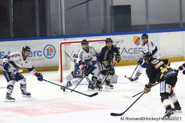 Photo hockey match Rouen - Angers  le 29/10/2021