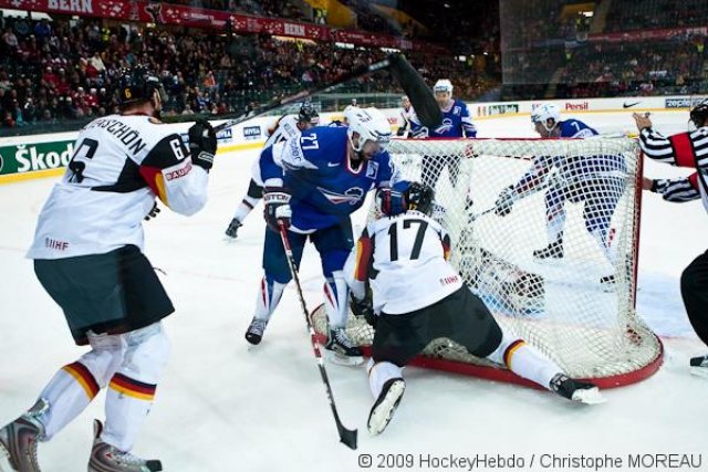 Photo hockey reportage CM09 - J-5 : L'exploit français