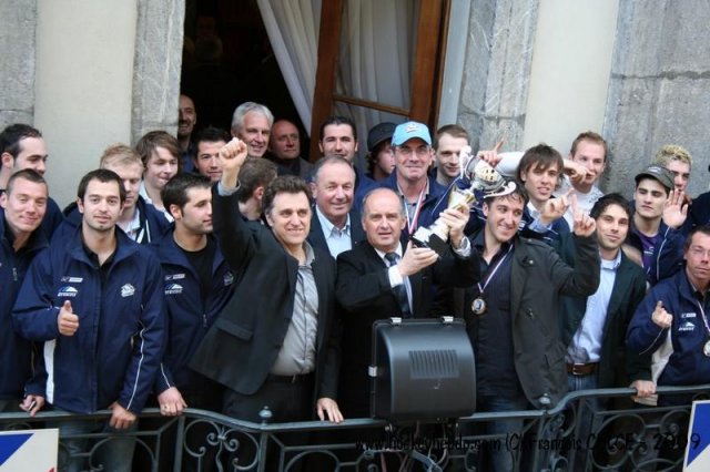 Photo hockey reportage Gap : Hommage aux  Rapaces