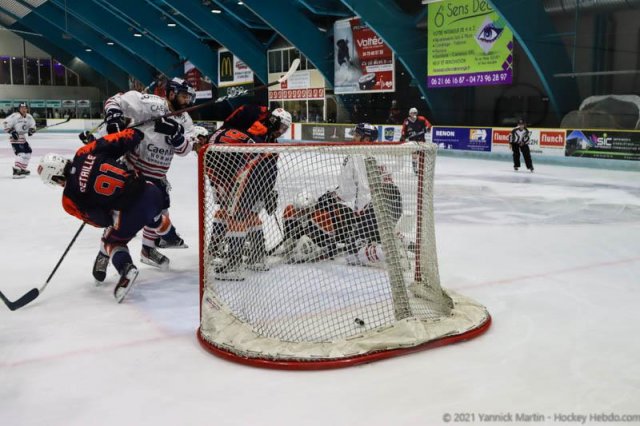 Photo hockey match Clermont-Ferrand - Caen  le 30/10/2021