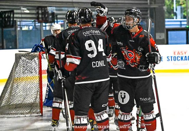 Photo hockey match Nantes - Epinal  le 30/10/2021