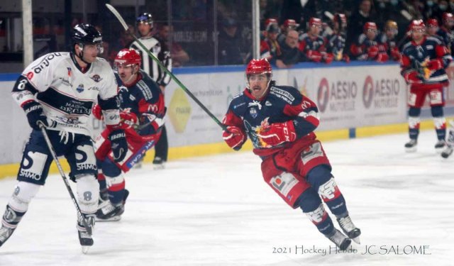 Photo hockey match Grenoble  - Angers  le 06/11/2021