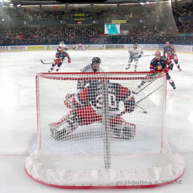 Photo hockey match Grenoble  - Angers  le 06/11/2021