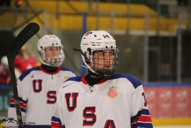 Photo hockey match United States of America - Switzerland le 11/11/2021