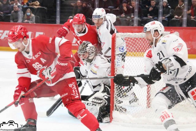Photo hockey match Lausanne - Lugano le 20/11/2021