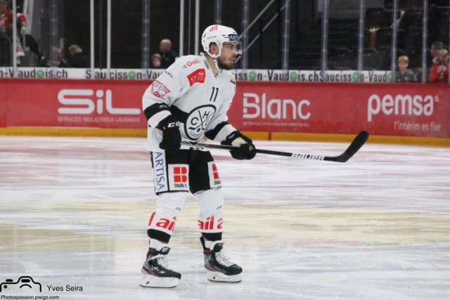 Photo hockey match Lausanne - Lugano le 20/11/2021