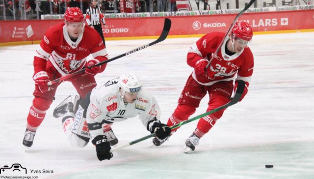 Photo hockey match Lausanne - Lugano le 20/11/2021
