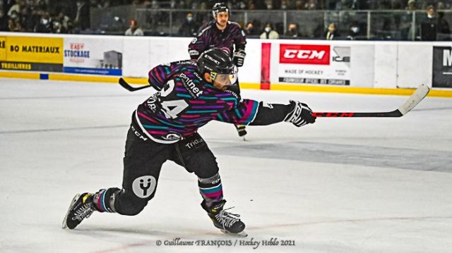 Photo hockey match Nantes - Cholet  le 20/11/2021