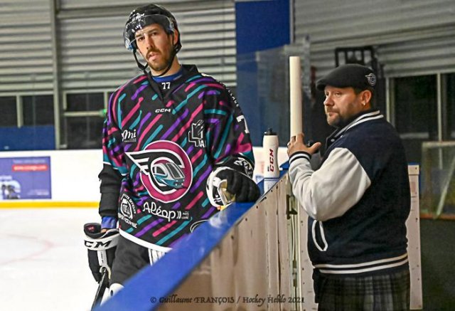 Photo hockey match Nantes - Cholet  le 20/11/2021