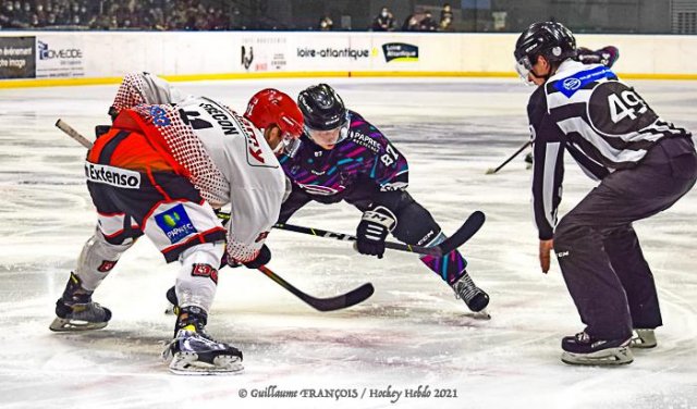 Photo hockey match Nantes - Cholet  le 20/11/2021