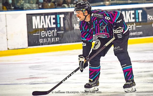 Photo hockey match Nantes - Cholet  le 20/11/2021