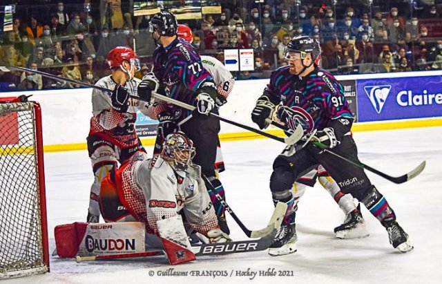 Photo hockey match Nantes - Cholet  le 20/11/2021