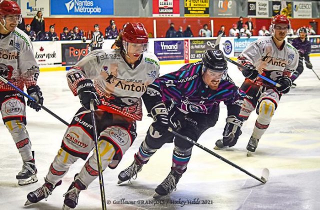Photo hockey match Nantes - Cholet  le 20/11/2021