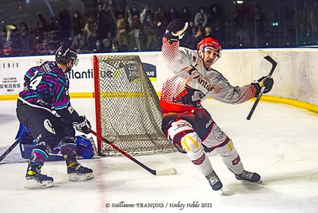 Photo hockey match Nantes - Cholet  le 20/11/2021