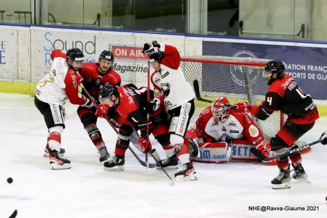 Photo hockey match Nice - Chamonix  le 23/11/2021