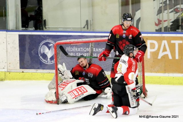Photo hockey match Nice - Chamonix  le 23/11/2021