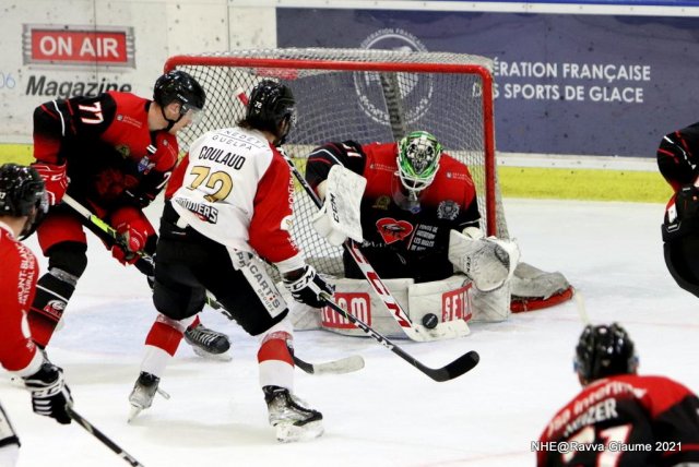 Photo hockey match Nice - Chamonix  le 23/11/2021