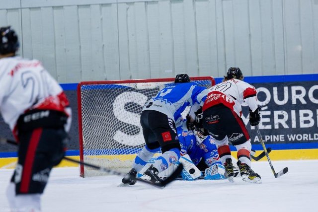 Photo hockey match Courchevel-Méribel-Pralognan - Morzine-Avoriaz le 27/11/2021
