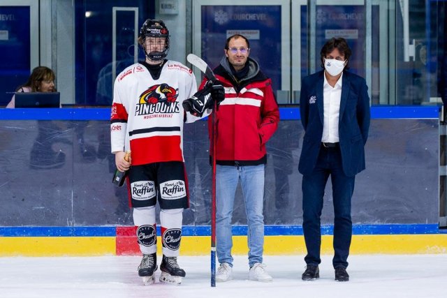 Photo hockey match Courchevel-Méribel-Pralognan - Morzine-Avoriaz le 27/11/2021