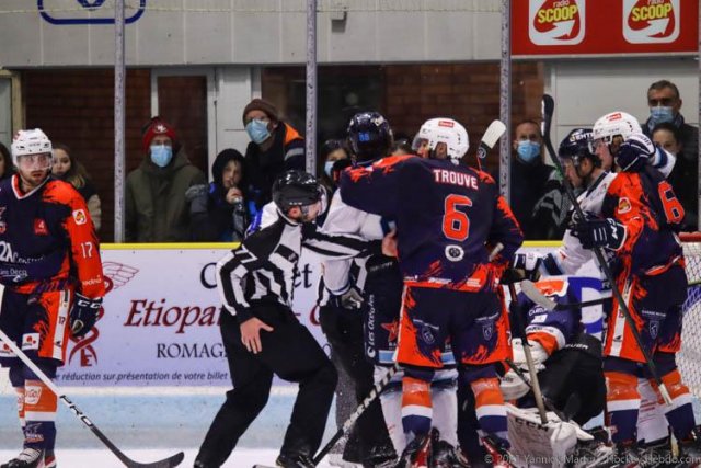 Photo hockey match Clermont-Ferrand - Tours  le 27/11/2021