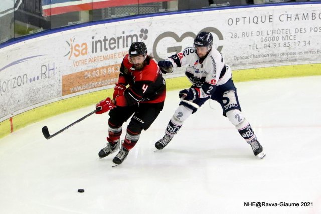 Photo hockey match Nice - Angers  le 01/12/2021