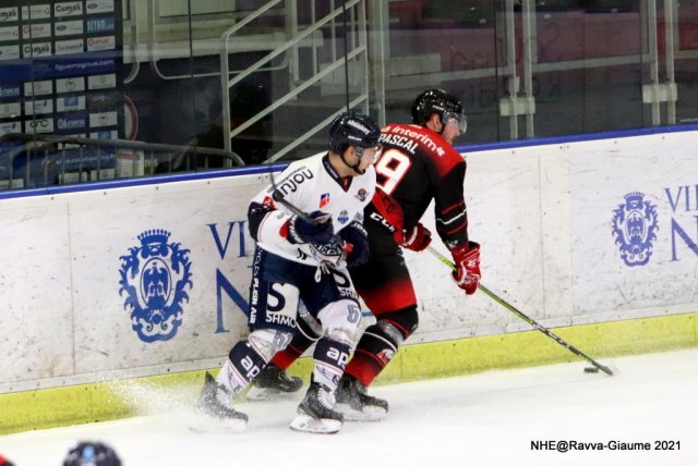 Photo hockey match Nice - Angers  le 01/12/2021