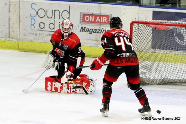 Photo hockey match Nice - Angers  le 01/12/2021