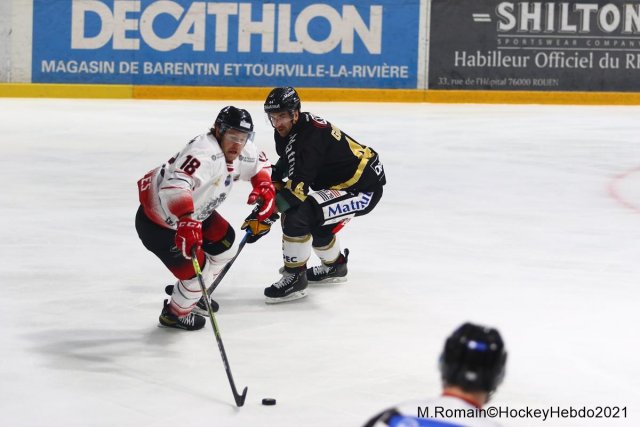 Photo hockey match Rouen - Nice le 03/12/2021