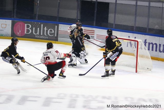 Photo hockey match Rouen - Nice le 03/12/2021