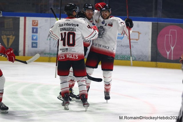 Photo hockey match Rouen - Nice le 03/12/2021