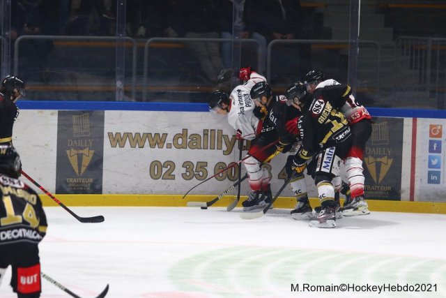 Photo hockey match Rouen - Nice le 03/12/2021