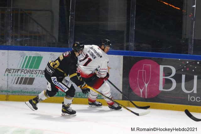 Photo hockey match Rouen - Nice le 03/12/2021