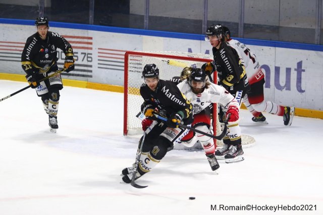 Photo hockey match Rouen - Nice le 03/12/2021