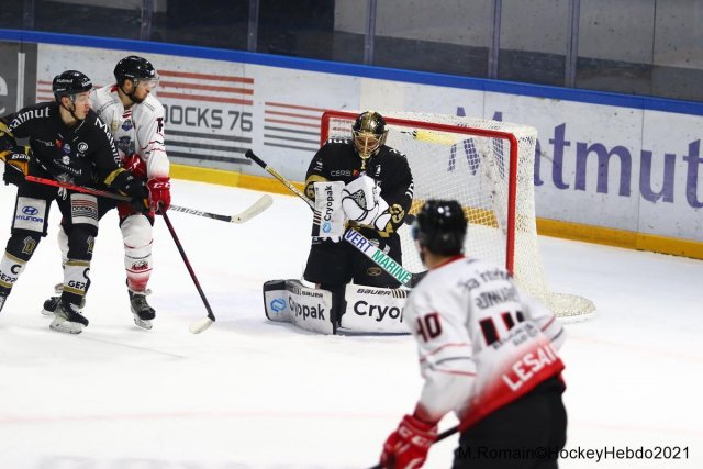 Photo hockey match Rouen - Nice le 03/12/2021