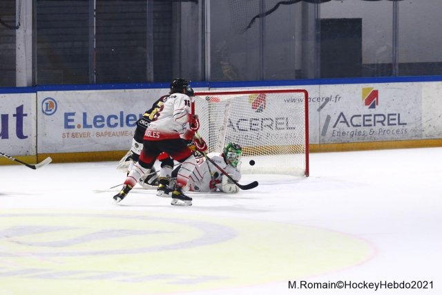 Photo hockey match Rouen - Nice le 03/12/2021