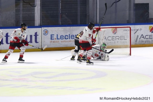 Photo hockey match Rouen - Nice le 03/12/2021