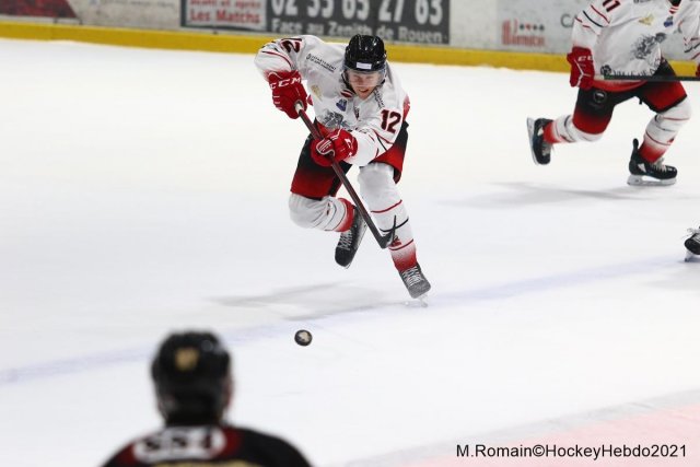 Photo hockey match Rouen - Nice le 03/12/2021