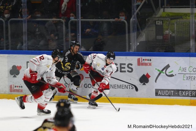 Photo hockey match Rouen - Nice le 03/12/2021