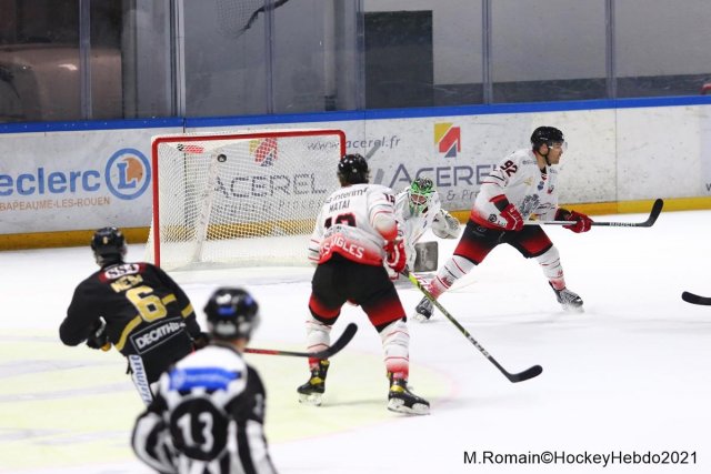 Photo hockey match Rouen - Nice le 03/12/2021