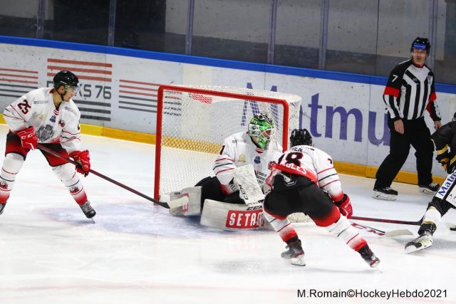 Photo hockey match Rouen - Nice le 03/12/2021